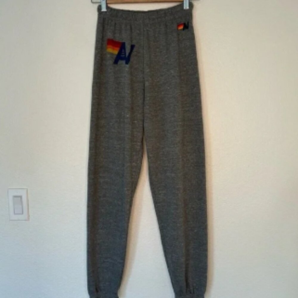 Aviator Nation Logo Sweatpants grey extra small